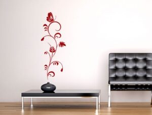 מדבקת קיר | גבעול מתפתל