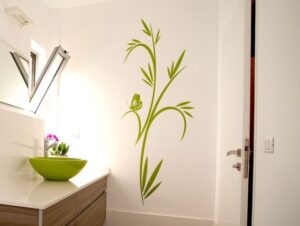 מדבקת קיר | צמח דוקורטיבי