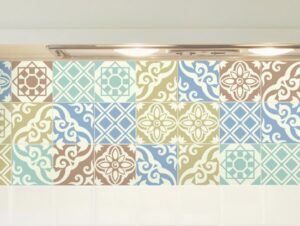 מדבקות אריחים פסטל