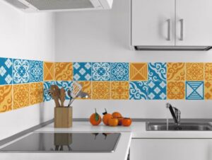 מדבקות אריחים | ים ושמש