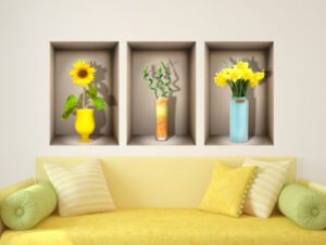 מדבקות נישה | אגרטלים צהובים