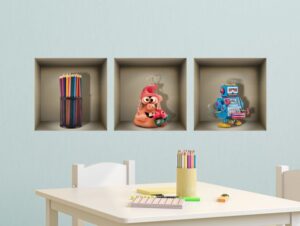 מדבקות נישה | חדר משחקים