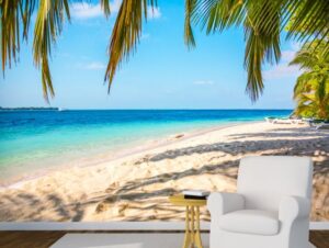 טפט חוף ים במלדיבים