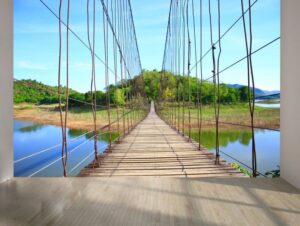 טפט גשר תלוי בטבע