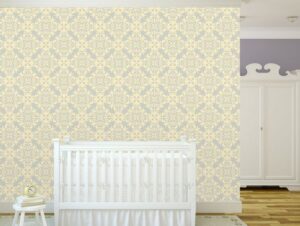 טפט פאטרן צהוב עדין