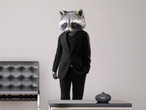 מדבקת דביבון סוכן סמוי