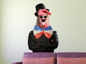 מדבקת קיר | תרנגול גלאם