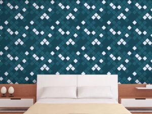 טפט מפוקסל בכחול כהה