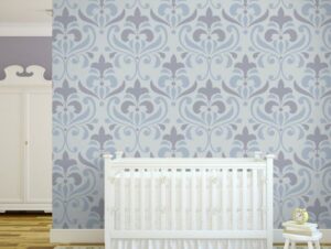 טפט פרחי וינטג׳ סגלגלים