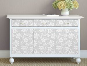 טפט רהיטים | פרחי בר אפור