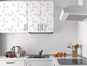 טפט לרהיטים ריבועים אפורים