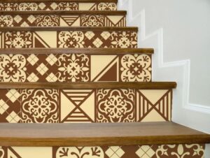 מדבקות למדרגות | שוקולד בננה