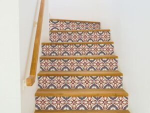 מדבקות למדרגות | פרח עתיק