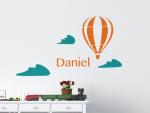 כדור פורח עם שם פרטי