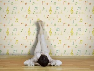 טפט תווים בצבעי וינטג׳