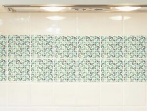 מדבקות אריחים | פסיפס ירקרק