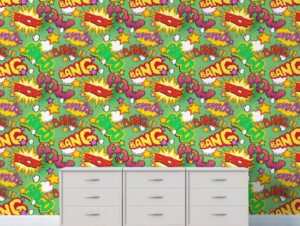 טפט פיצוץ קומיקס.