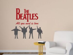 מדבקת להקת הביטלס