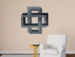 מדבקת קיר | צורה בלתי אפשרית