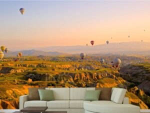 כדורים פורחים באווירה חופשית ומרגיעה