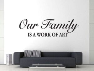 מדבקת קיר המשפחה שלי