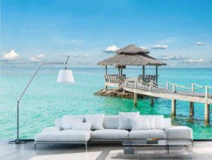 טפט חוף תלת מימד