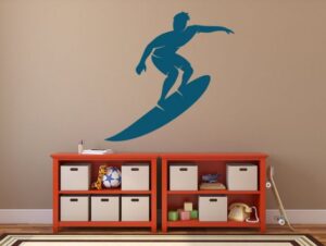 מדבקת גלשן ים לחדר ילדים