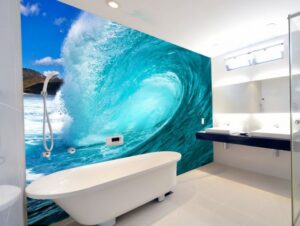 מדבקת טפט | גל עצום