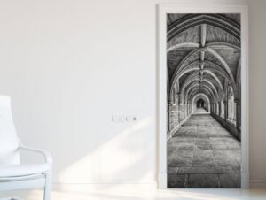 טפט לדלת בעיצוב מנהרה