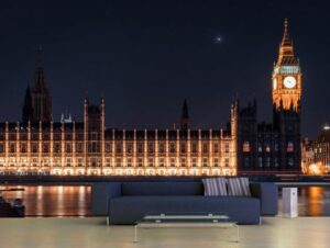 טפט לקיר ביג בן בלילה