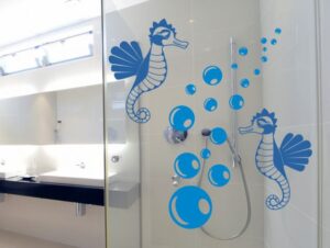 מדבקת קיר |  סוסוני ים