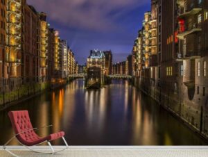 טפט מדבקה | וינה בלילה