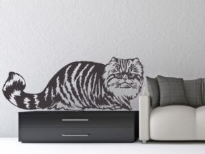 מדבקת קיר | פני החתול