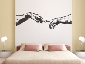 מדבקת קיר | מרחק נגיעה