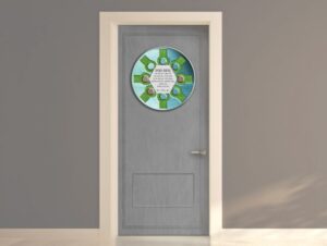 מדבקה לדלת ברכת הבית