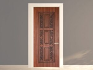 מדבקה לדלת | עץ מעוטר