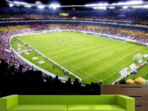 טפט לקיר מגרש כדורגל