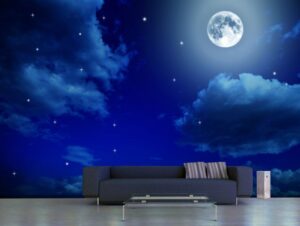 טפט מדבקה | אור הירח