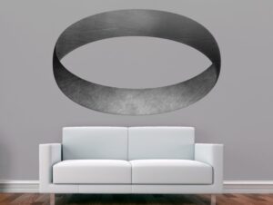 מדבקת קיר | חישוק תלת מימדי