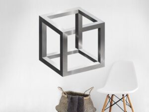 מדבקת קיר | קובייה בלתי אפשרית