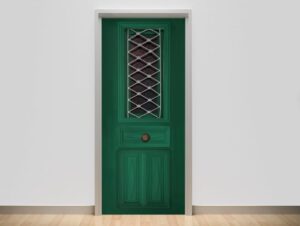 מדבקת טפט לדלת | כפר ירוק