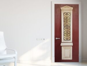 מדבקה לדלת יוון מעוטר