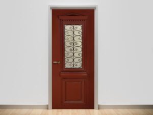 מדבקה לדלת חלון מעוטר