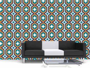 טפט כוכבים צבעוני