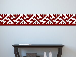 מדבקת קיר | באנר אוריינטלי