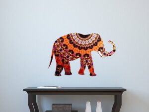 מדבקת קיר | פיל קליידוסקופ