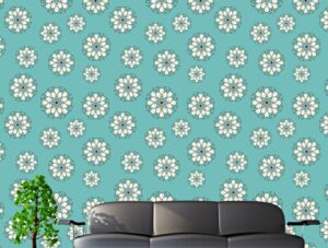 טפט קיר - עיטורים טורקיז