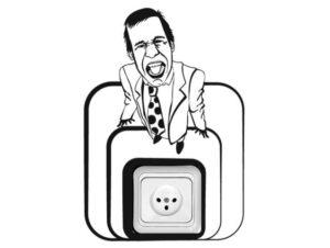 מדבקה למתג | איש