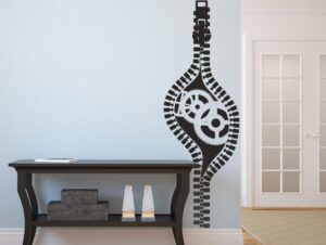 מדבקת קיר | רוכסן