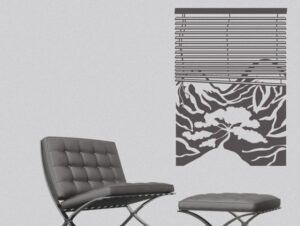 מדבקת קיר | חלון לעמק